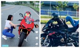 Ngọc Trinh làm gì khi bị công an điều tra clip lái mô tô với tư thế gây nguy hiểm và sai luật?