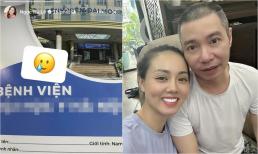 Vợ trẻ Công Lý gặp sự cố sức khỏe phải vào bệnh viện khám, nam nghệ sĩ lo lắng, quan tâm hết mực