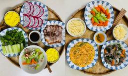 Mẹt cơm nhà đầy đặn, 'ú nu' dành cho các cặp vợ chồng son, cách sắp xếp cũng quá khéo