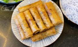 Học làm nem rán truyền thống giòn rụm và mẹo để tận dụng lại dầu thừa sau khi chiên 