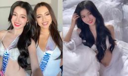 Phương Nhi khoe vòng eo 'con kiến' trong buổi chụp hình bikini tại Miss International