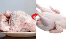 Thịt gà khác gì các loại thực phẩm khác khi tiến hành rã đông? Mẹo để gà ngon và chắc thịt sau khi rã đông