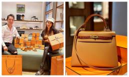 Đăng Khôi chi hơn nửa tỷ mua túi Kelly Sellier 25 Touch Croco tặng vợ yêu mừng 20/10