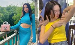 Hoa hậu Thùy Tiên gây tranh cãi với hành động kém duyên tại một sự kiện 