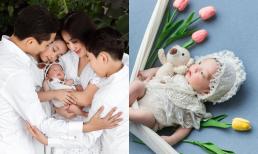 Khánh Thi khoe loạt ảnh của gia đình, ái nữ út gây sốt vì xinh như búp bê