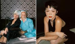 Binz đăng ảnh khi về già với Châu Bùi, Tóc Tiên tò mò 'ai là người tạo ra hình ảnh này'?