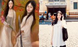 Con gái Quyền Linh khoe cận khoảnh khắc vẽ tranh, tài năng hội hoạ gây sốt