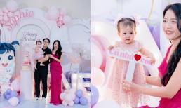 Karen Nguyễn tổ chức tiệc sinh nhật 1 tuổi hoành tráng cho con gái cưng, ái nữ đáng yêu như công chúa 