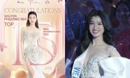 Á hậu Phương Nhi chính thức dừng chân tại Top 15 Miss International 2023 