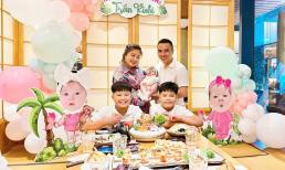 MC Nguyễn Hoàng Linh tổ chức tiệc đầy tháng cho con thứ ba, nhan sắc hậu sinh nở gây chú ý 
