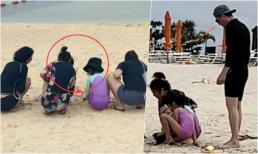 Lâm Tâm Như đưa con gái đi biển ở Nhật Bản, Cá Heo nhỏ toát lên khí chất nổi bật, Hoắc Kiến Hoa ngày càng gầy đi và đẹp trai hơn 