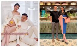 Hoa hậu Ngân Anh khoe bụng bầu tròn xoe nhưng cực sexy khi chụp ảnh bầu bí cùng chồng