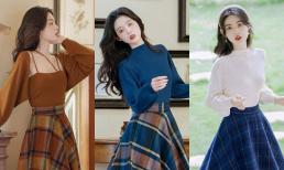 Không ngờ 'váy Hepburn' lại được ưa chuộng, mặc như thế này vào mùa thu đông vừa thanh lịch vừa khí chất, lại đẹp đến cốt lõi