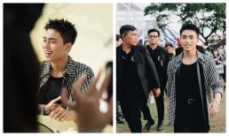 MONO được dàn vệ sĩ áo đen hộ tống như siêu sao, nhan sắc qua camera thường thế nào?