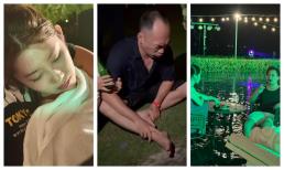 Loạt ảnh 'lúc đi hết mình, lúc về hết hồn' của dàn sao Việt sau đám cưới của Puka - Gin 