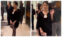 Sam lần đầu lộ diện khi bầu bí, nhan sắc và vóc dáng thay đổi ra sao?