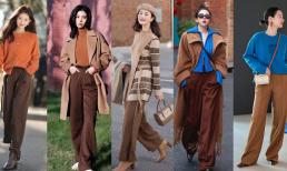 Độc đáo với phong cách Maillard trong mùa thu đông, quần nâu chính là thứ bạn cần, 4 cách mặc cực thời trang 