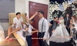 Ảnh hậu trường trong đám cưới Đoàn Văn Hậu: Dân tình suýt xoa trước một chi tiết 