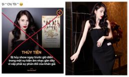 Phía Thủy Tiên lên tiếng trước tin đồn bị huỷ show, lộ tình trạng sức khoẻ đáng lo ngại