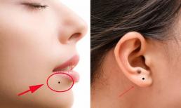 Trên người nếu có 7 nốt ruồi này chứng tỏ bạn số phú quý sung túc cả đời