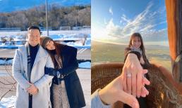 Hành trình yêu của Diễm My 9X và bạn trai: Trải qua không ít thăng trầm, màn cầu hôn ở độ cao 1000m gây sốt 