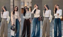 Con gái Hàn Quốc mặc gì vào mùa đông? 'Áo đáy + quần cạp cao' vừa gọn vừa đẹp lại còn khiến chân trông dài hơn 