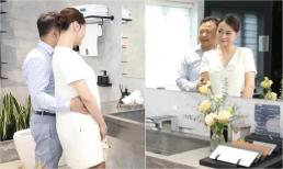 Phương Oanh lộ rõ bụng bầu thai đôi, khoảnh khắc được Shark Bình cưng như trứng mỏng gây bão mạng