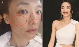 Thư Kỳ 47 tuổi đăng ảnh không trang điểm, mặt đầy vết tàn nhang