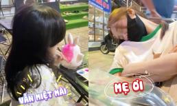 Con gái Nhã Phương được mẹ đưa đi tô tượng nhưng phụ huynh lại chiếm spotlight vì điểm siêu hài 