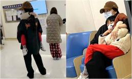 Angelababy xuất hiện lần đầu sau lệnh cấm, đưa con trai đi cấp cứu vào đêm khuya, trông tiều tụy và hốc hác