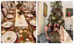 Tăng Thanh Hà gây choáng với tiệc sang chảnh hết nấc cho Lễ Tạ ơn, nhan sắc mặt mộc 'gây nhớ thương'