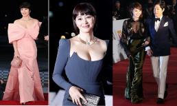 Điểm danh những bộ trang phục ấn tượng nhất của 'chị đại' Kim Hye Soo tại Giải thưởng Điện ảnh Rồng Xanh qua các năm