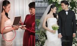 Clip Doãn Hải My nhận trang sức cưới từ mẹ, một chi tiết nhỏ để lộ dấu hiệu mang bầu 'khó chối cãi'