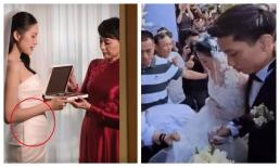 Thêm chi tiết cho thấy Doãn Hải My có dấu hiệu bầu bí: Bụng to lùm lùm ở góc nghiêng