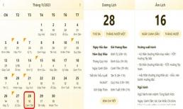 Xem giờ tốt xấu ngày 28/11/2023 chuẩn nhất, xem lịch âm, việc nên làm để gặp may mắn