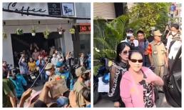 Dân tình vây kín nhà hô to một câu khi em gái, em trai và cháu gái Vũ Linh đến làm thẩm định tài sản