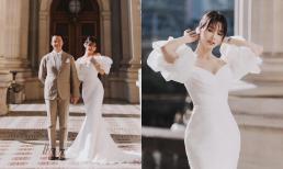 Diễm My 9X tung thêm ảnh cưới: Cô dâu yêu kiều, xứng đôi bên chú rể 