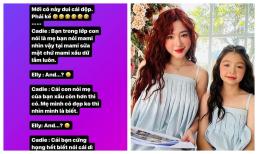 Phản ứng của con gái Elly Trần khi bị bạn nói mẹ mình sửa banh mặt khiến phụ huynh phải bật cười