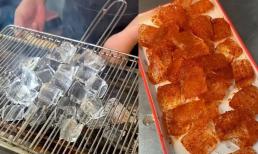 'Đá viên lạnh nướng' món ăn đường phố đang 'gây sốt' giới trẻ Trung Quốc