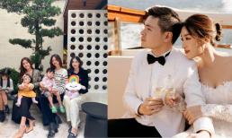 Hoa hậu Đỗ Mỹ Linh lần đầu đứng chung khung hình với con gái, Á hậu Thanh Tú tinh tế làm điều này cho bạn mình