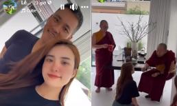 Em gái Công Vinh qua nhà anh chị chơi, khoe nhận được phước lành này