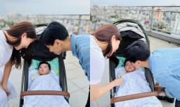 Khánh Thi - Phan Hiển mừng ngày ái nữ tròn 3 tháng tuổi, cô út mới nhỏ đã nhận thành tích này 