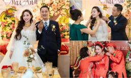 Đám hỏi diễn viên Hoàng Mai Anh - 'Những cô gái trong thành phố': Chú rể cực điển trai, cô dâu liên tiếp được tặng vàng 
