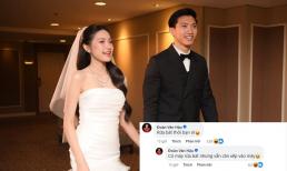 Doãn Hải My đăng ảnh sống ảo mừng sinh nhật, Đoàn Văn Hậu liền giục vào 'rửa bát'