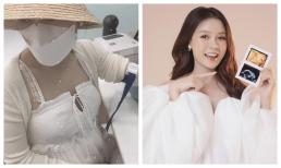 Sam lộ dáng sồ sề, mặt bịt kín khi đi khám thai 