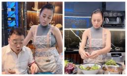 Phương Oanh dành 4 tiếng làm salad cho Shark Bình, cách xưng hô của đôi vợ chồng mới bất ngờ