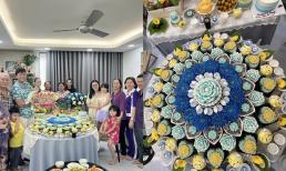 Quách Ngọc Tuyên chuẩn bị tiệc đầy tháng hoành tráng cho nhóc tỳ thứ hai, khung ảnh gia đình hạnh phúc gây sốt 