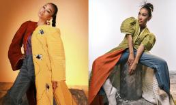 Chị đẹp Đoan Trang 'tung bay' trong bộ sưu tập áo chần bông tơ lụa của NTK Đức Hùng