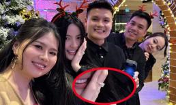 Cận cảnh chiếc nhẫn Quang Hải cầu hôn Chu Thanh Huyền