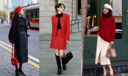4 cách diện đồ màu đỏ sang trọng và cao cấp nhất để đón Giáng sinh và Tết